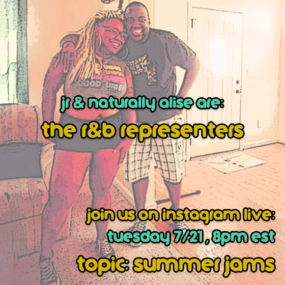 The R&B Representers Summer Jams
Naturally Alise
JR's World of Soul